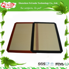 2014 FDA Hot sell double sided silicone pizza mat